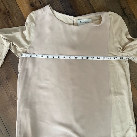 71 Stanton cream colored mid sleeve top- large​ - Picture 12 of 13